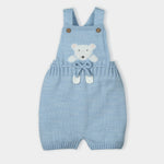 Pagliaccetto Neonato Bambino in Misto Lana Invernale - Salopette e Camicia