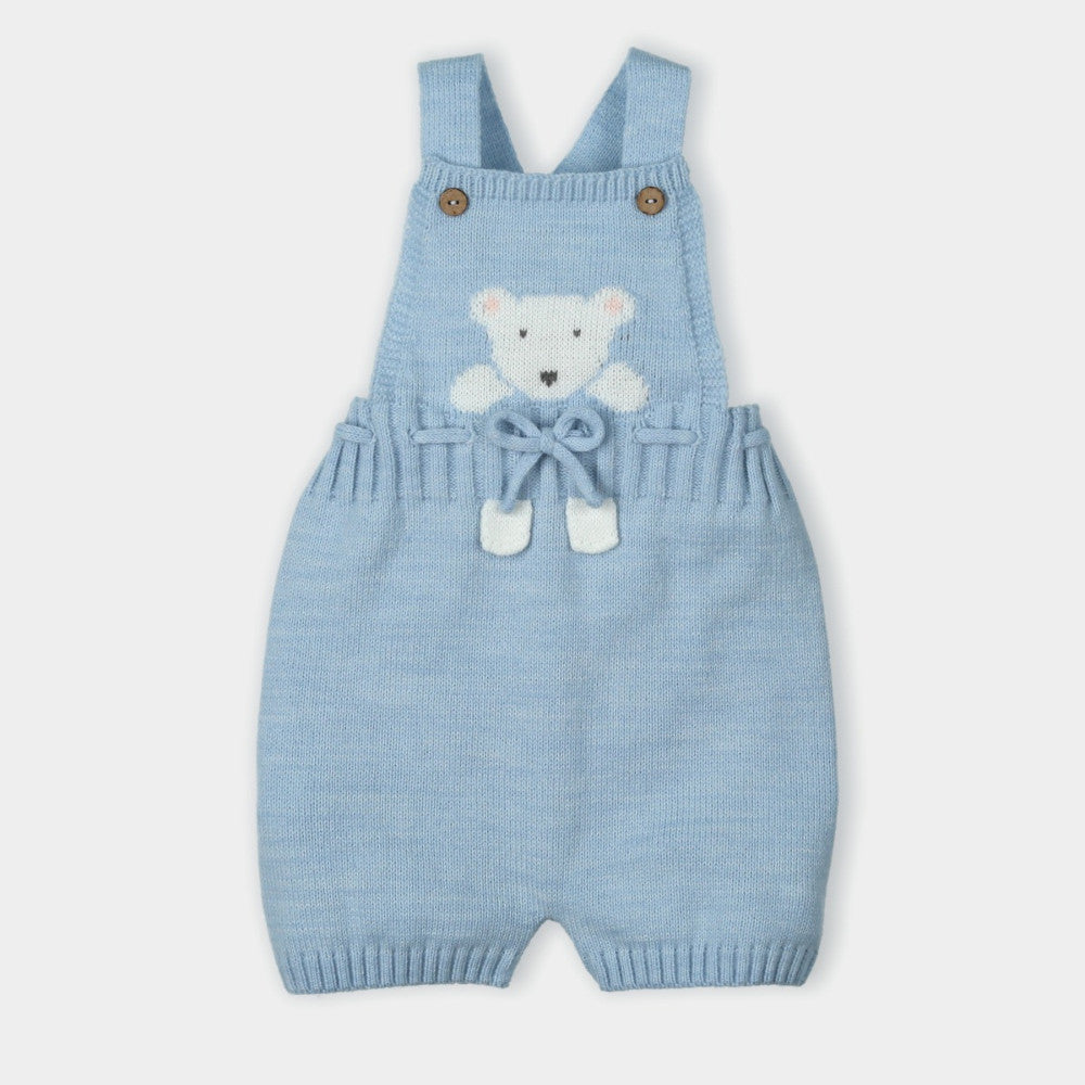 Pagliaccetto Neonato Bambino in Misto Lana Invernale - Salopette e Camicia