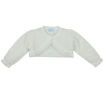 Cardigan Scaldacuore Neonata in Misto Lana panna
