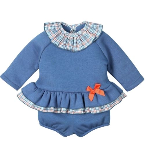 Completo Invernale Bambina Coulotte e Maglia 