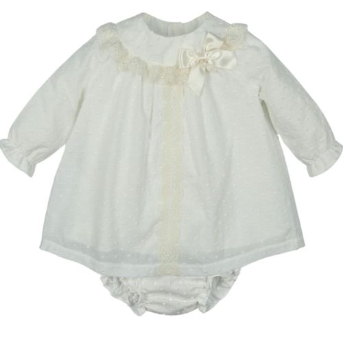 Completo Invernale Bambina - Pagliaccetto Neonata Battesimo - Sussurro