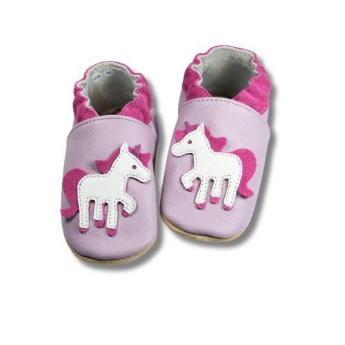 Scarpe Soft Sole Bambina Unicorno - Lilla