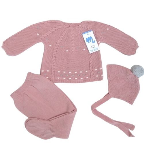 Completo Neonato in Misto Lana - Amare - Mac Ilusion