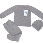 Completo Neonato Nascita in Misto Lana - Abbraccio