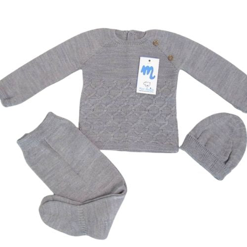 Completo Neonato Nascita in Misto Lana - Abbraccio