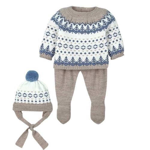 Completo Nascita Neonato in Misto Lana - Winter