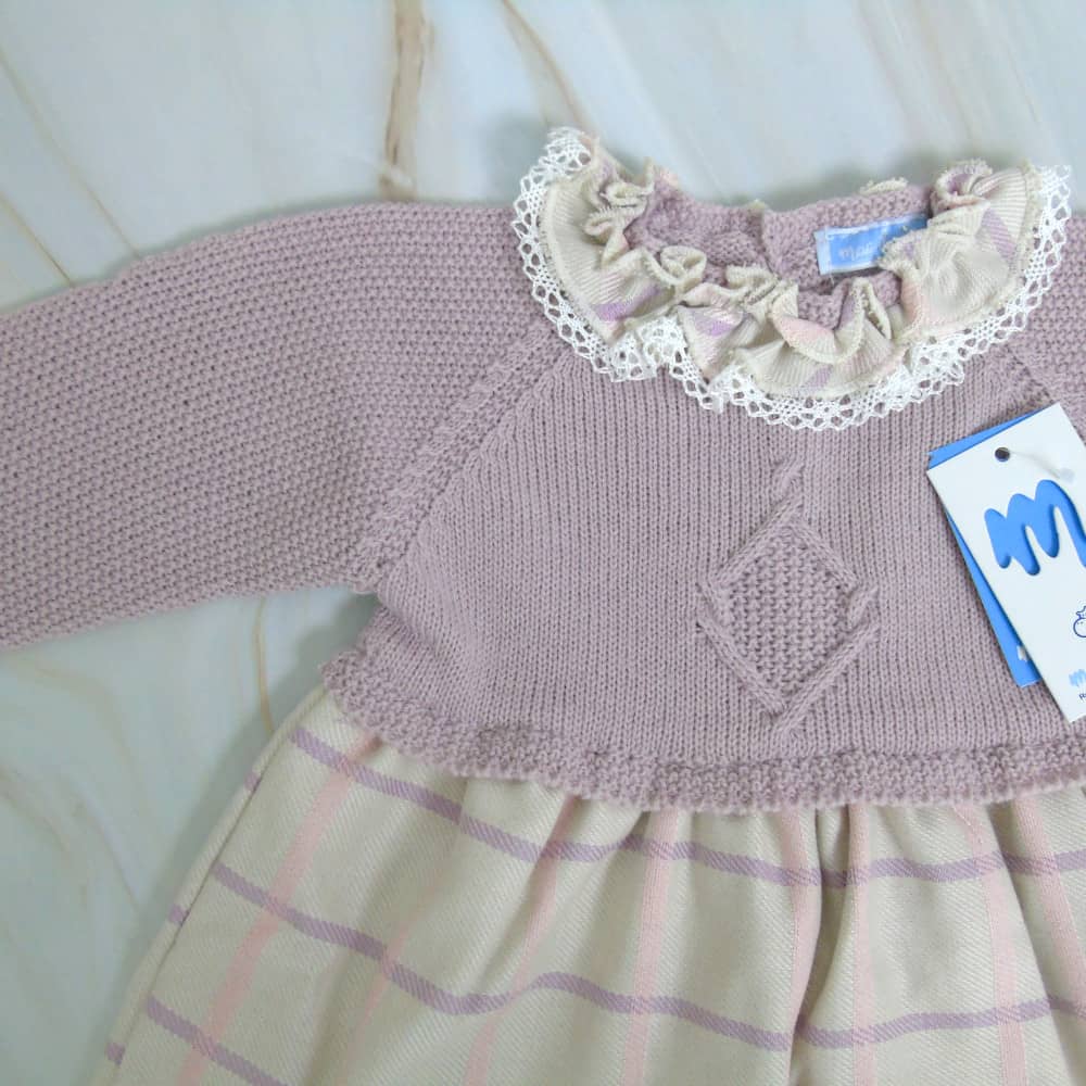 Vestito Neonata Bambina Invernale - Retrò