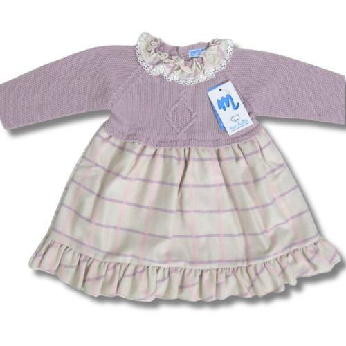 Vestito Neonata Bambina Invernale - Retrò