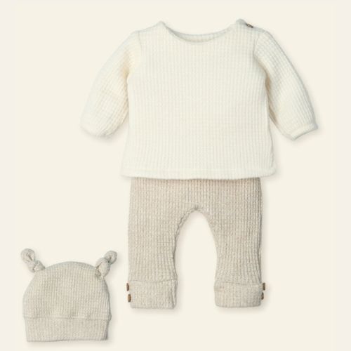 Completo Nascita Neonato in Misto Viscosa - Soft Waffle