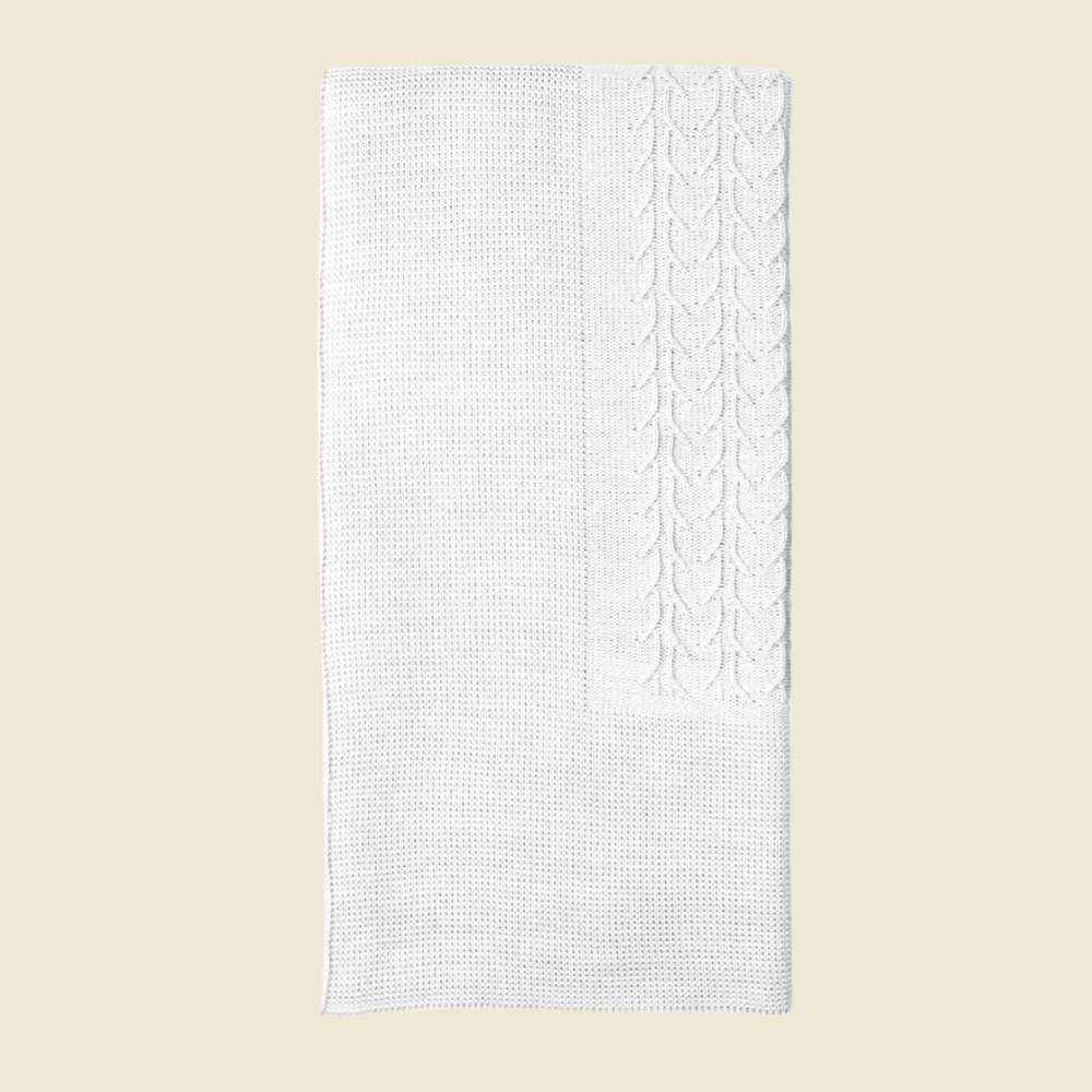 COPERTINA NEONATO IN MISTO LANA - 80X80 CM - MAC ILUSION