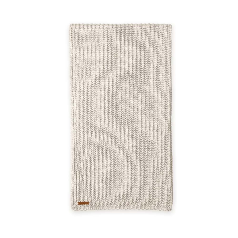COPERTINA NEONATO IN MISTO LANA - CASHEL- 80X80 CM - MAC ILUSION - PANNA