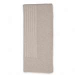 COPERTINA NEONATO IN MISTO LANA - BASIC - 80X80 CM - TORTORA -MAC ILUSION