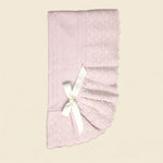 COPERTINA NEONATO IN MISTO LANA - CHARME - 80X80 CM - ROSA CIPRIA - MAC ILUSION