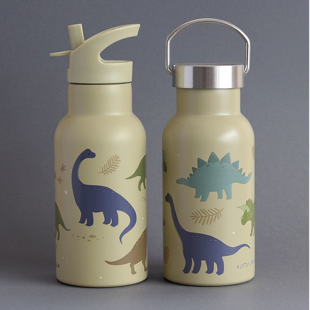 Borraccia Termica in Acciaio Inossidabile - Borraccia Bambino - Dinosauri - A Little Lovely Company