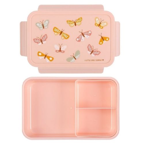 Contenitore Porta Pranzo con Scomparti - Farfalle