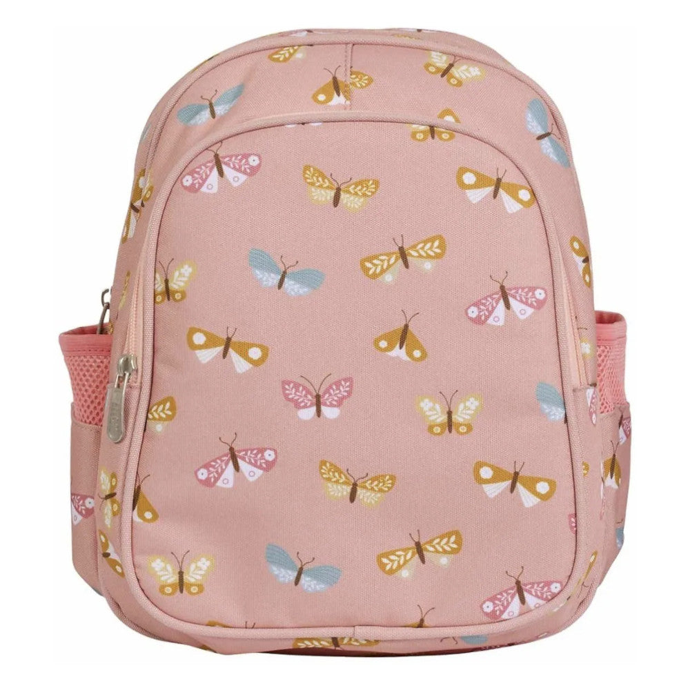 Zainetto Asilo Grande con Tasca Termica - Farfalle - A little Lovely Company