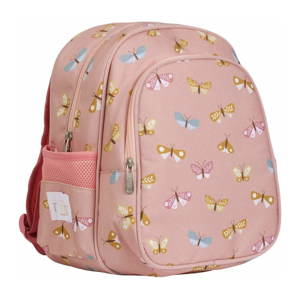 Zainetto Asilo Grande con Tasca Termica - Farfalle - A little Lovely Company