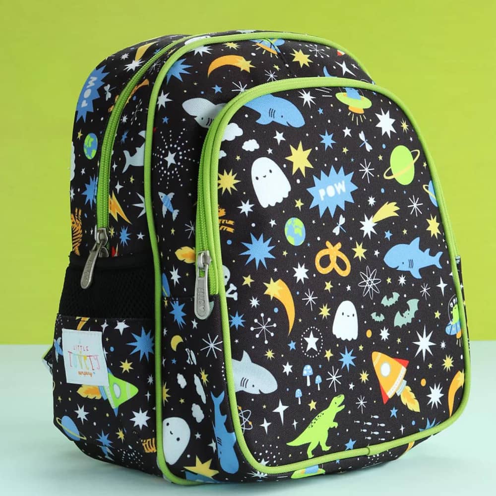 Zainetto Asilo Grande con Tasca Termica - Galaxy - A Little Lovely Company