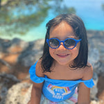 Occhiali da sole Bambino con Cinturino Regolabile - Blu - Beaba