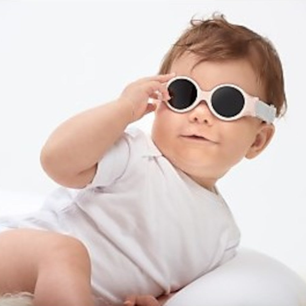 Occhiali da Sole Neonato 0-9 Mesi con Cinturino - Beabà - Rosa