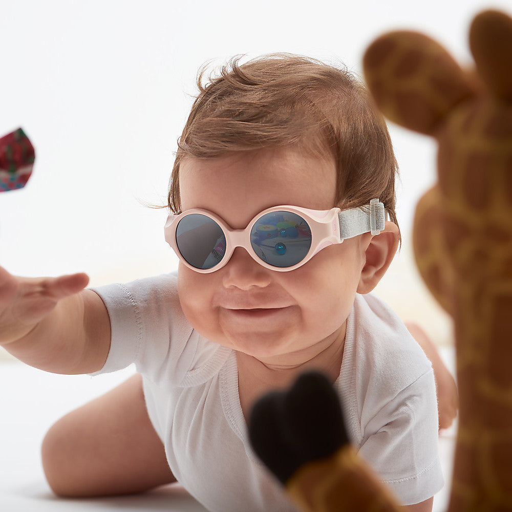 Occhiali da Sole Neonato 0-9 Mesi con Cinturino - Beabà - Rosa