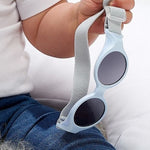 Occhiali da Sole Neonato 0-9 Mesi con Cinturino Regolabile - Glee - Blu - Beaba