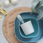 Set pappa in silicone 4 pezzi - Blu - Beaba