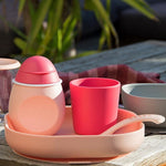 Set pappa in silicone 4 pezzi - Rosa - Beaba