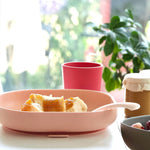 Set pappa in silicone 4 pezzi - Rosa - Beaba