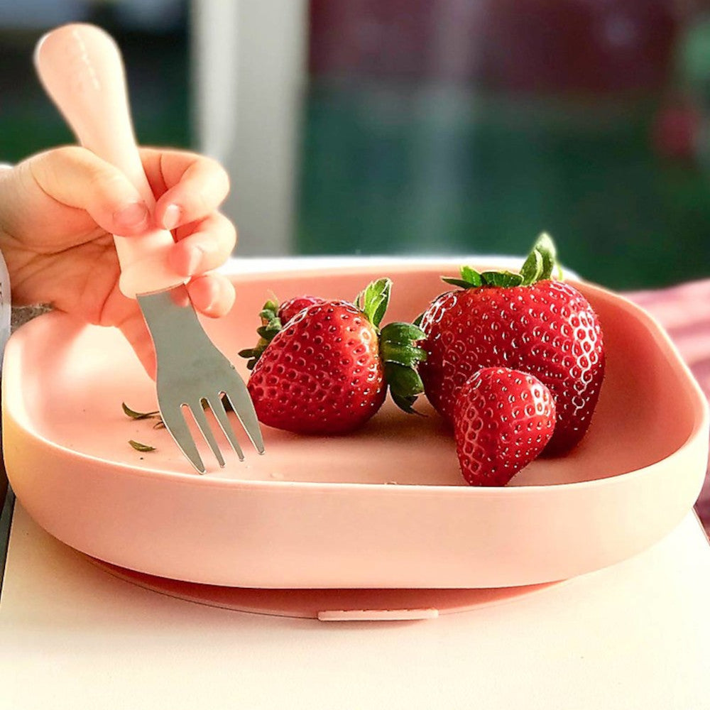 Set pappa in silicone 4 pezzi - Rosa - Beaba