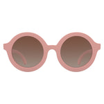 Occhiali da Sole Bambini Euro Round - Peach - Lenti Ambra - 100% Protezione Uva e Uvb 3-5 Anni