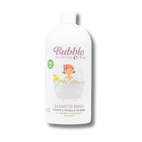 Bagnetto Bimba Gigante Bubble&Co - Bagnoschiuma Neonato Bambino 1 Lt