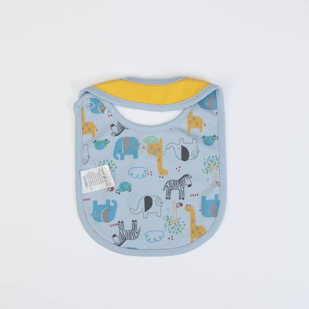 BAVAGLINO NEONATO IN COTONE "GIRAFFA" - Retro