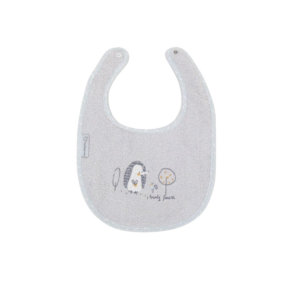 BAVAGLINO BAVETTA NEONATO IN SPUGNA IMPERMEABILE 20x25 CM RICCIO