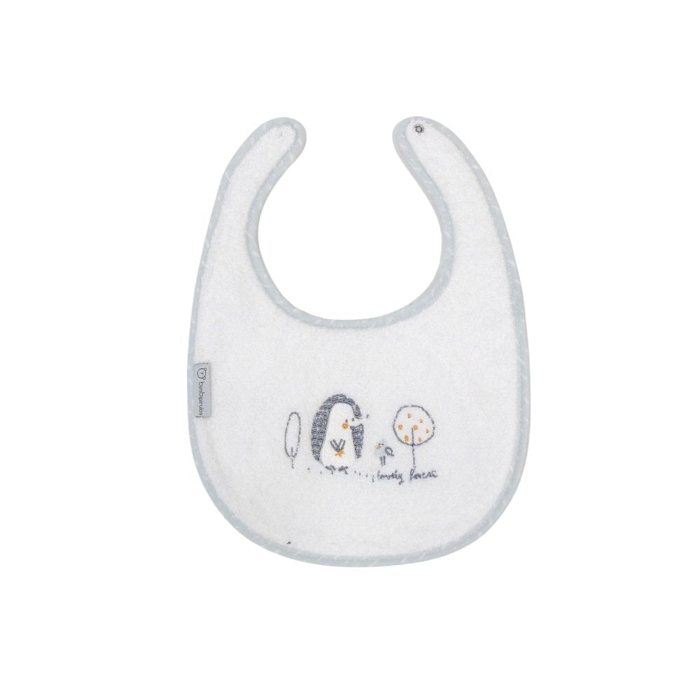 BAVAGLINO BAVETTA NEONATO IN SPUGNA IMPERMEABILE 20x25 CM RICCIO