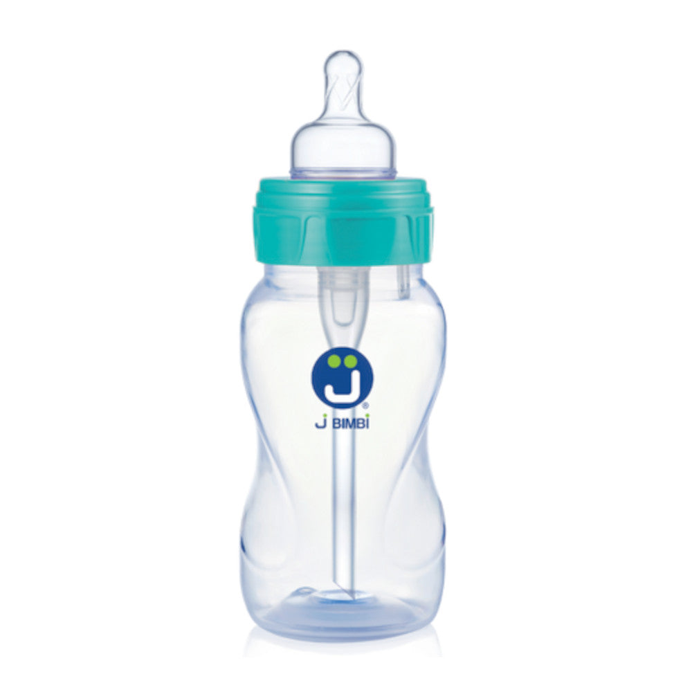 Biberon Anticoliche e Anti Otite 260 ml - J Bimbi - Turchese