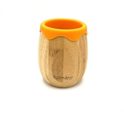 Bicchiere in Bambù Bambini -  Svezzamento - Ecomikro - Arancio