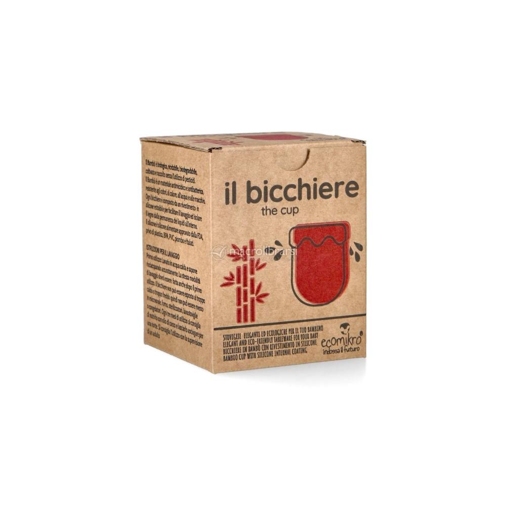 Bicchiere in Bambù Bambini - Svezzamento - Ecomikro - Ghiaccio - Scatola