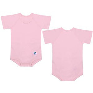 BODY TAGLIA UNICA 0-36 MESI PER NEONATO E BIMBO IN COTONE BIO 4SEASON ROSA JBIMBI