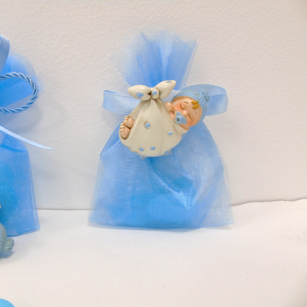 Bomboniera Nascita Battesimo Sacchettino Segnaposto - Fagotto Bimbo