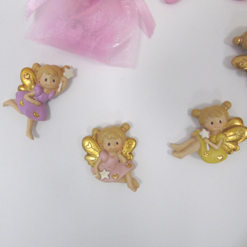 Sacchettino Segnaposto confetti Bomboniera Nascita battesimo fatine