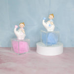 BOMBONIERA NASCITA BATTESIMO PORTA CONFETTI CON ELEFANTE