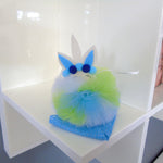 BOMBONIERE UNICORNO FATTE A MANO NASCITA BATTESIMO BIMBO - celeste