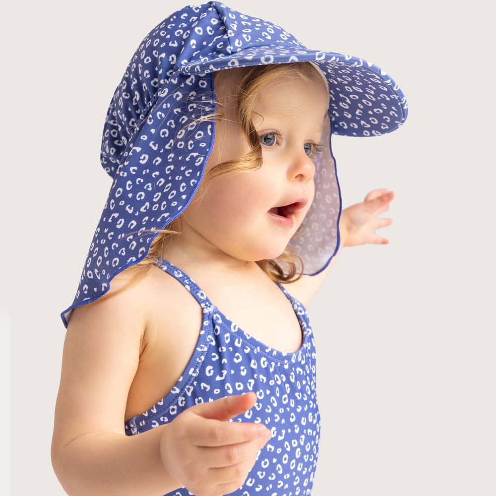 Cappellino Estivo Bambino con Paracollo Anti Uv - Swim Essential