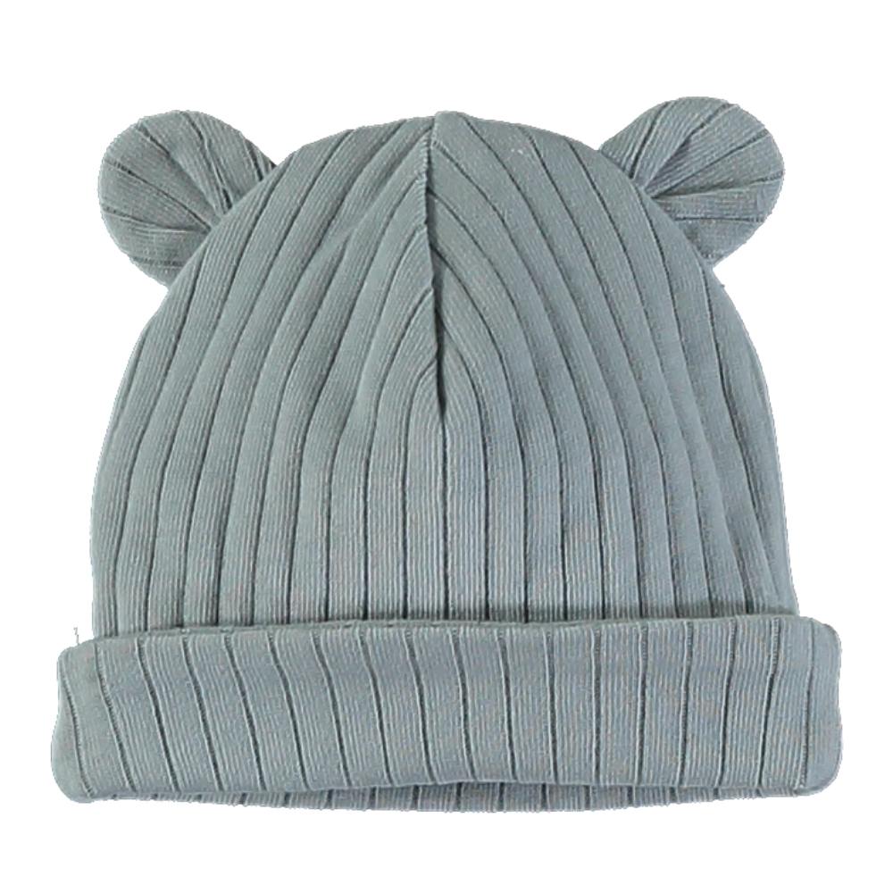 Cappellino Neonato Nascita in Cotone - Lillymom - Blu
