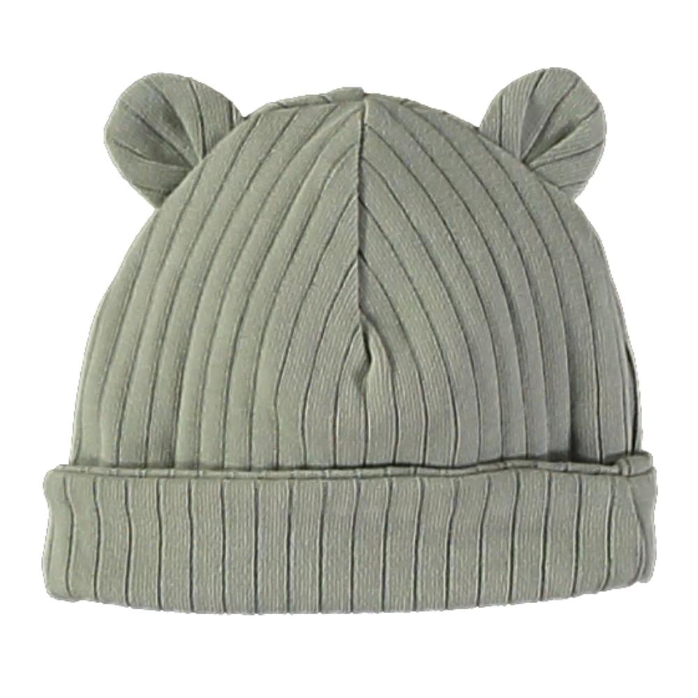 Cappellino Neonato Nascita in Cotone - Lillymom - Verde