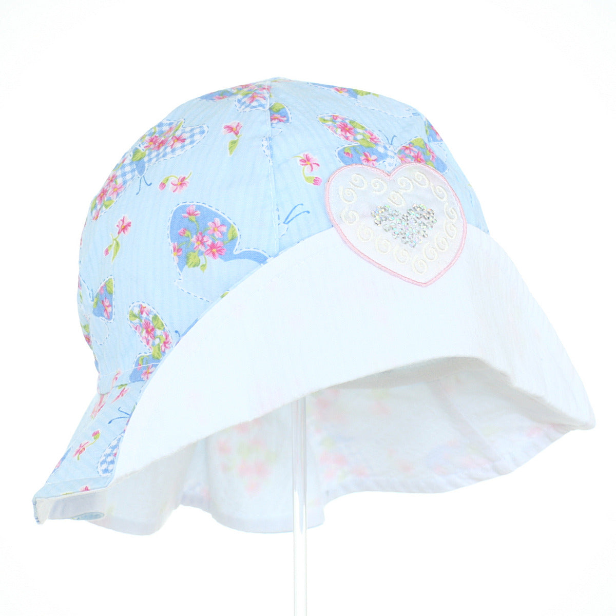 CAPPELLO BIMBA ESTIVO CLOE ANTI-UV SPF 50+ - PURO COTONE - 30-36 MESI