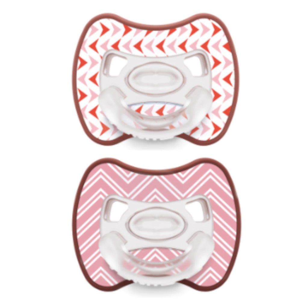 Ciuccio Super Leggero in Silicone Medicale - Glee Arrow Pink - J Bimbi