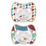 Ciuccio Super Leggero in Silicone Medicale - Glee Dots Green - J Bimbi