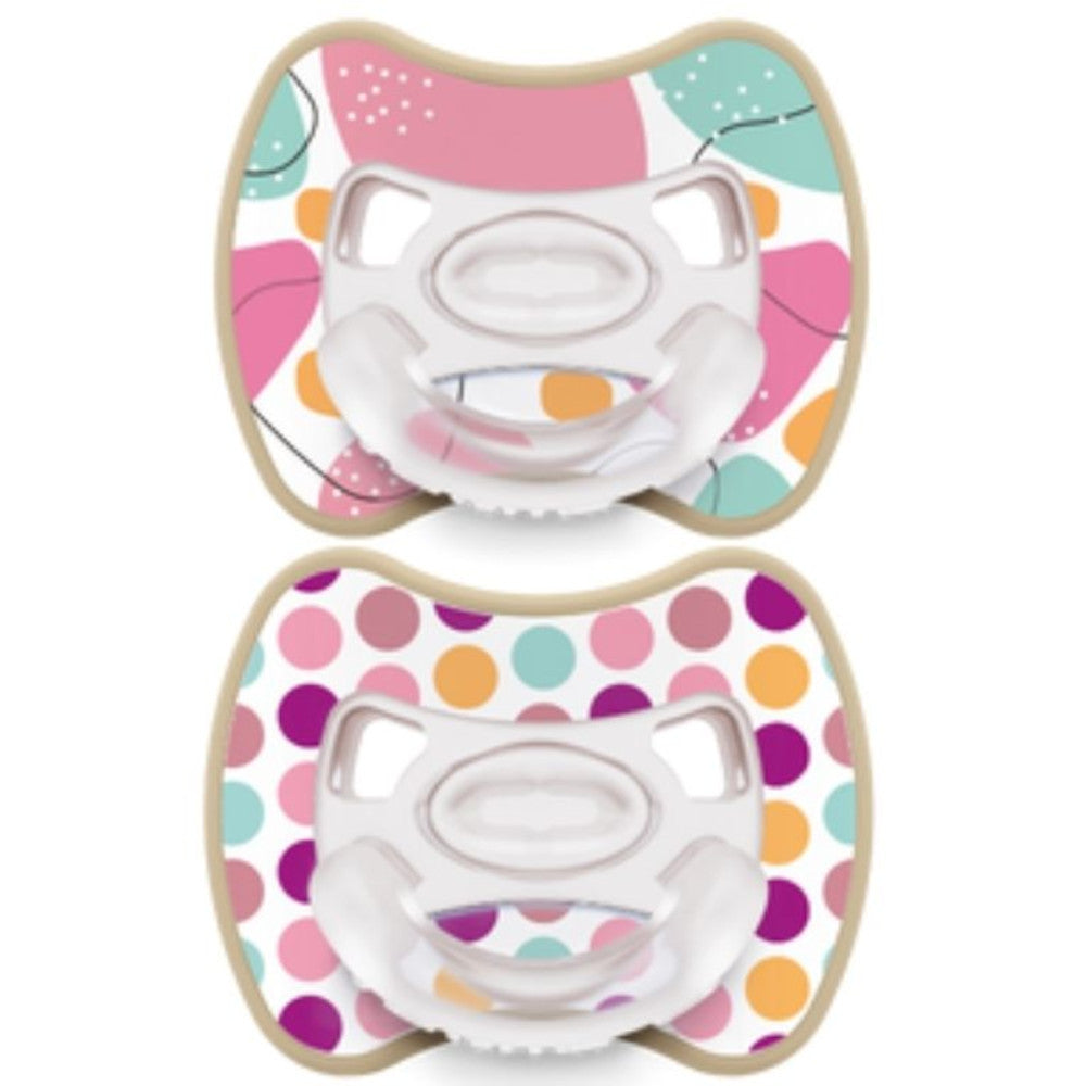 Ciuccio Super Leggero in Silicone Medicale - Glee Dots - J Bimbi